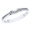 0.15ct Round Diamond Half Eternity Wedding Ring in Platinum