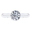 1.01ct F-VS2 Round Diamond Solitaire Engagement Ring in Platinum