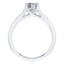 GIA Certified 1.40ct Round Diamond Engagement Ring in 18ct White Gold