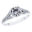 GIA Certified 1.40ct Round Diamond Engagement Ring in 18ct White Gold