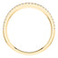 0.20ct Round Diamond Half Eternity Wedding Ring in 18ct Yellow Gold