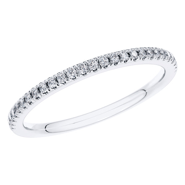 0.20ct Round Diamond Half Eternity Wedding Ring in Platinum