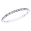 0.20ct Round Diamond Half Eternity Wedding Ring in Platinum