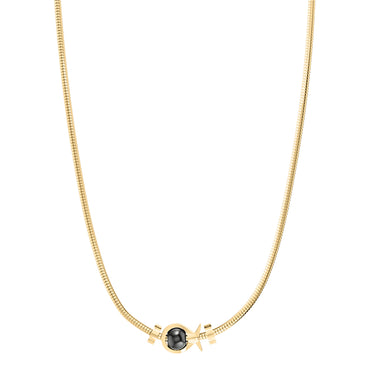 Phiiish Charm Necklace in Premium Yellow Gold Stainless Steel with Charm