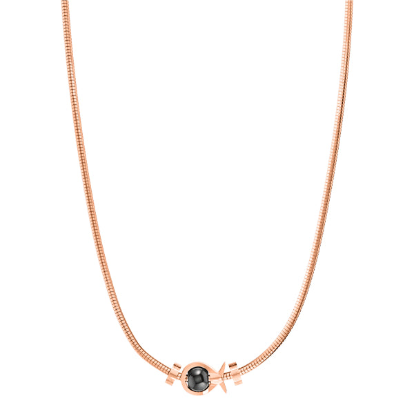 Phiiish Charm Necklace in Premium Rose Gold Stainless Steel with Charm