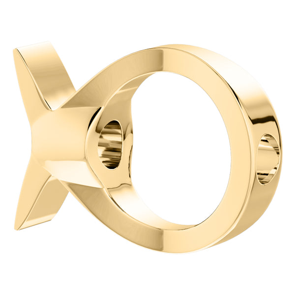 Phiiish Fish Charm Casing in Premium Yellow Gold Stainless Steel