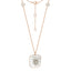 2.82ct Fancy Diamond Pendant & Chain Necklace in 18ct Rose Gold